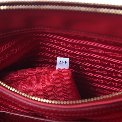Prada Saffiano Medium Galleria Double Zip Tote Fuoco 10 of 15