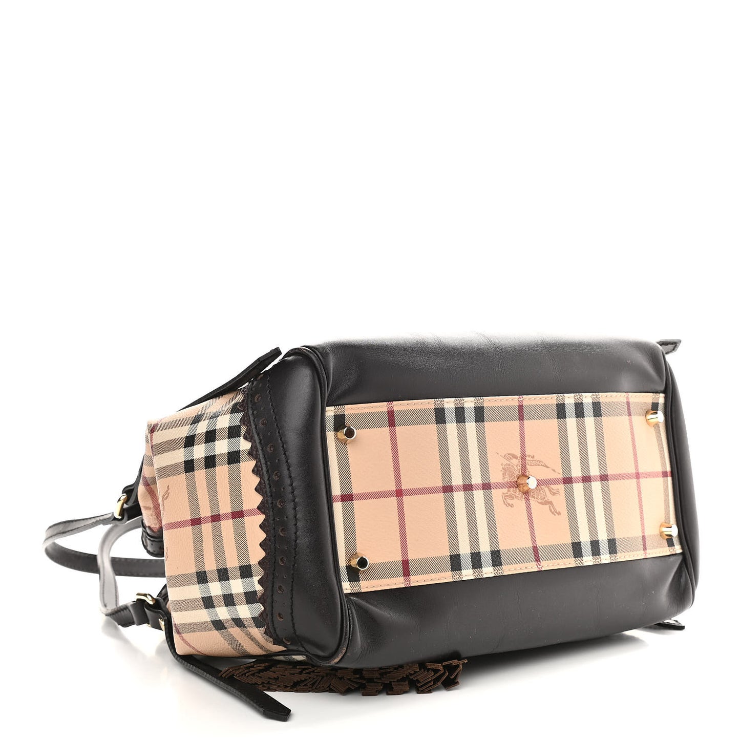 Haymarket Check Medium Brogue Tassel Tote