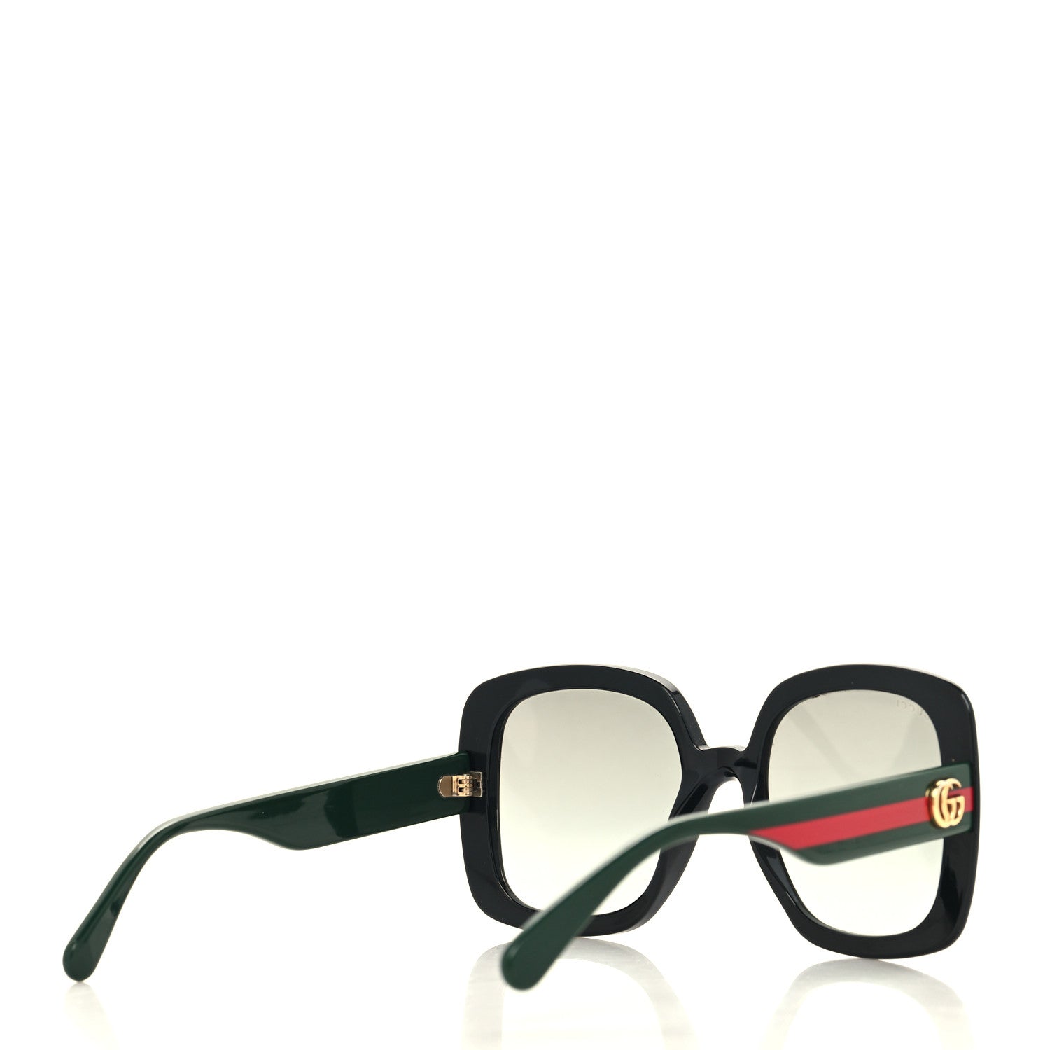 Gucci Acetate Square GG Web Sunglasses GG0713S Black 4 of 8