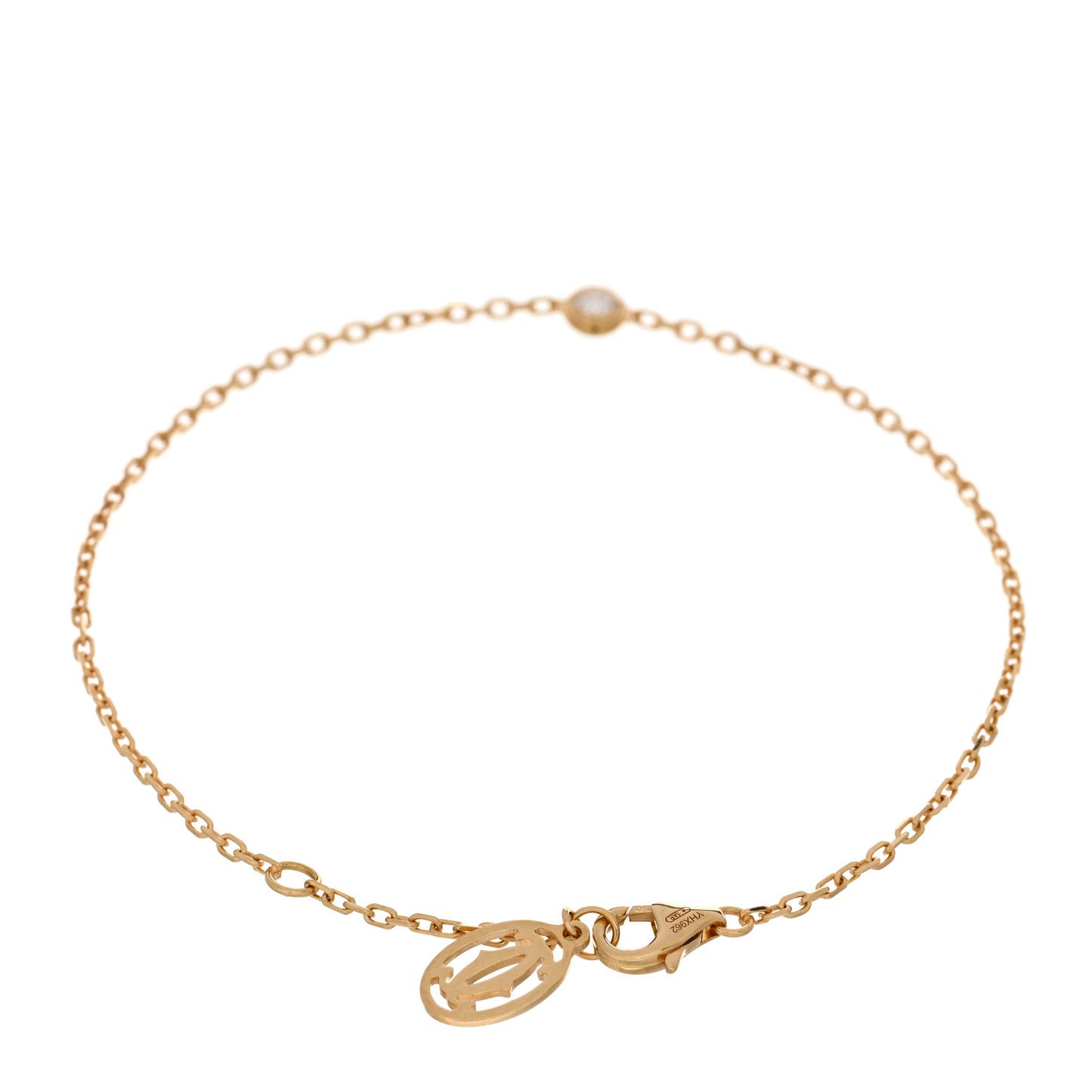 18K Yellow Gold Diamond SM D'Amour Bracelet