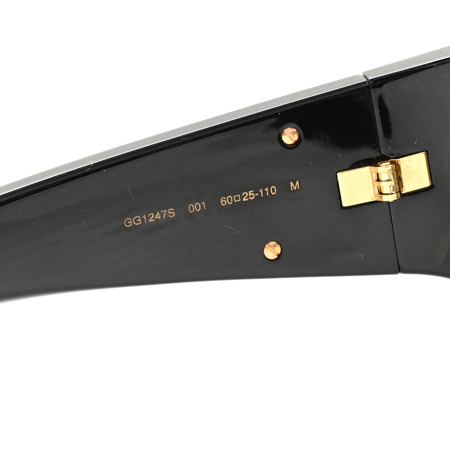Gucci Acetate Oval Sunglasses GG1247S Black 6 of 8