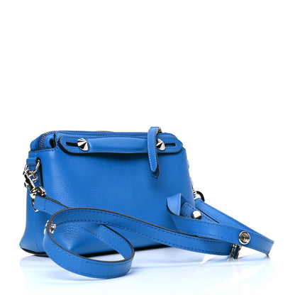 Fendi Vitello Dolce Mini By The Way Boston Bag Blue Royal 2 of 5