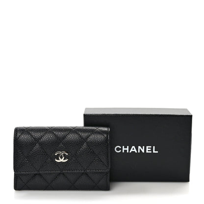 Chanel Caviar Quilted Flap Card Holder Black 9 of 9