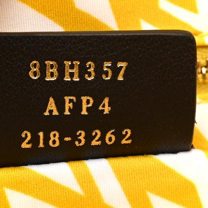 Fendi X SARAH COLEMAN Glazed Canvas Vitello King FF Vertigo Shopping Tote Bag Mimosa White 7 of 12