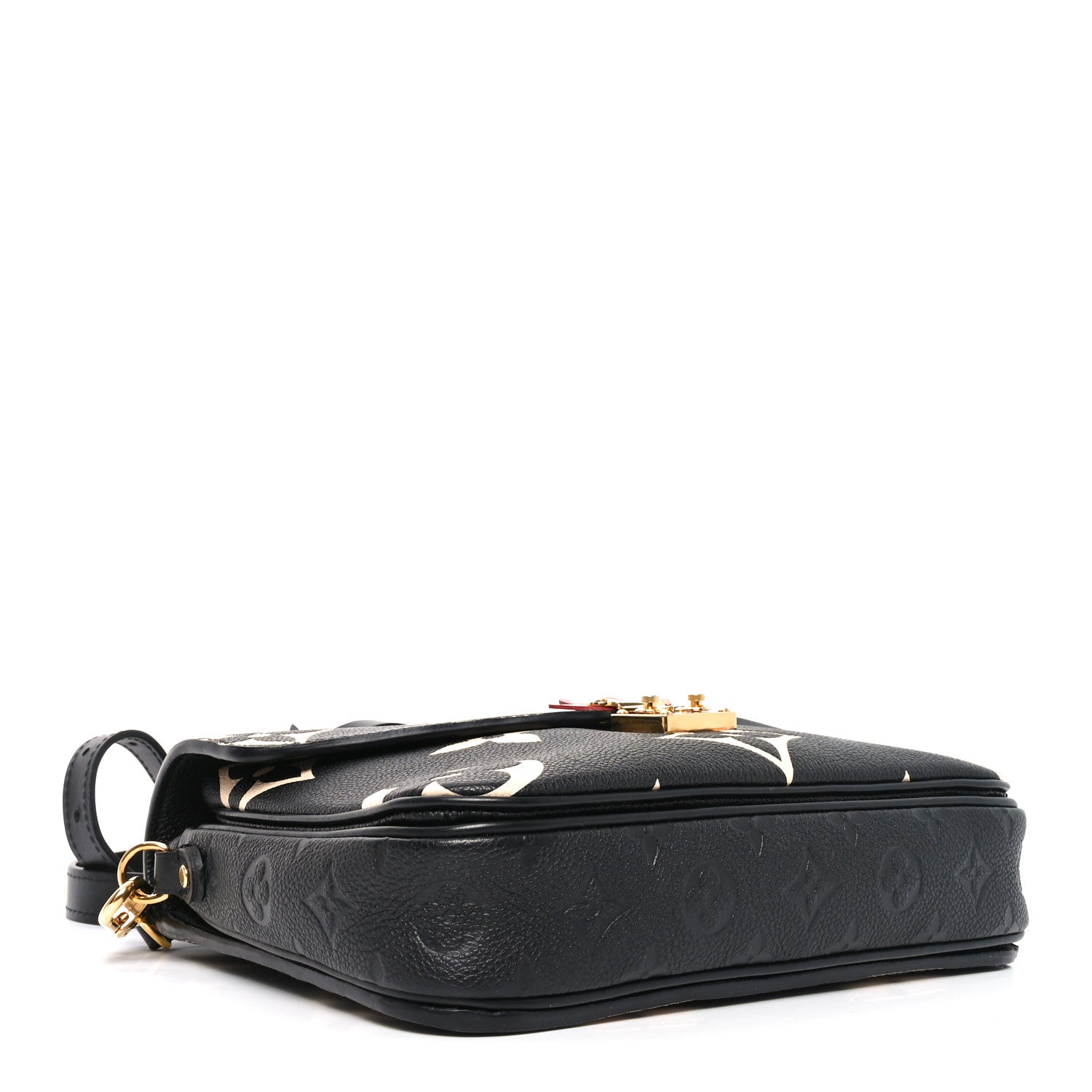 Louis Vuitton Empreinte Monogram Giant Crafty Pochette Metis Black Creme 4 of 9