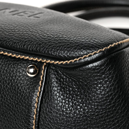 Chanel Calfskin Small Tassel Bowler Black 8 of 12