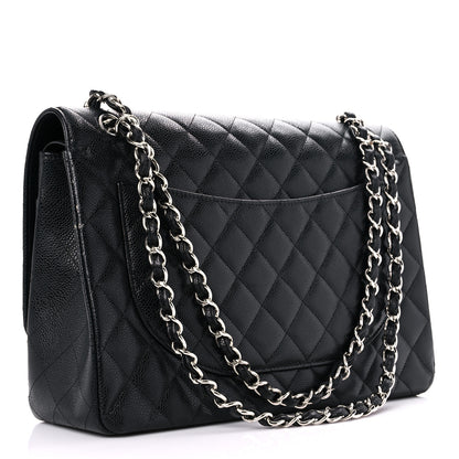 Chanel Caviar Quilted Maxi Double Flap Black 4 of 20