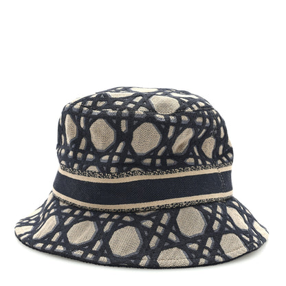 Christian Dior Macrocannage Small Brim D-Bobby Bucket Hat 58 Blue 3 of 7
