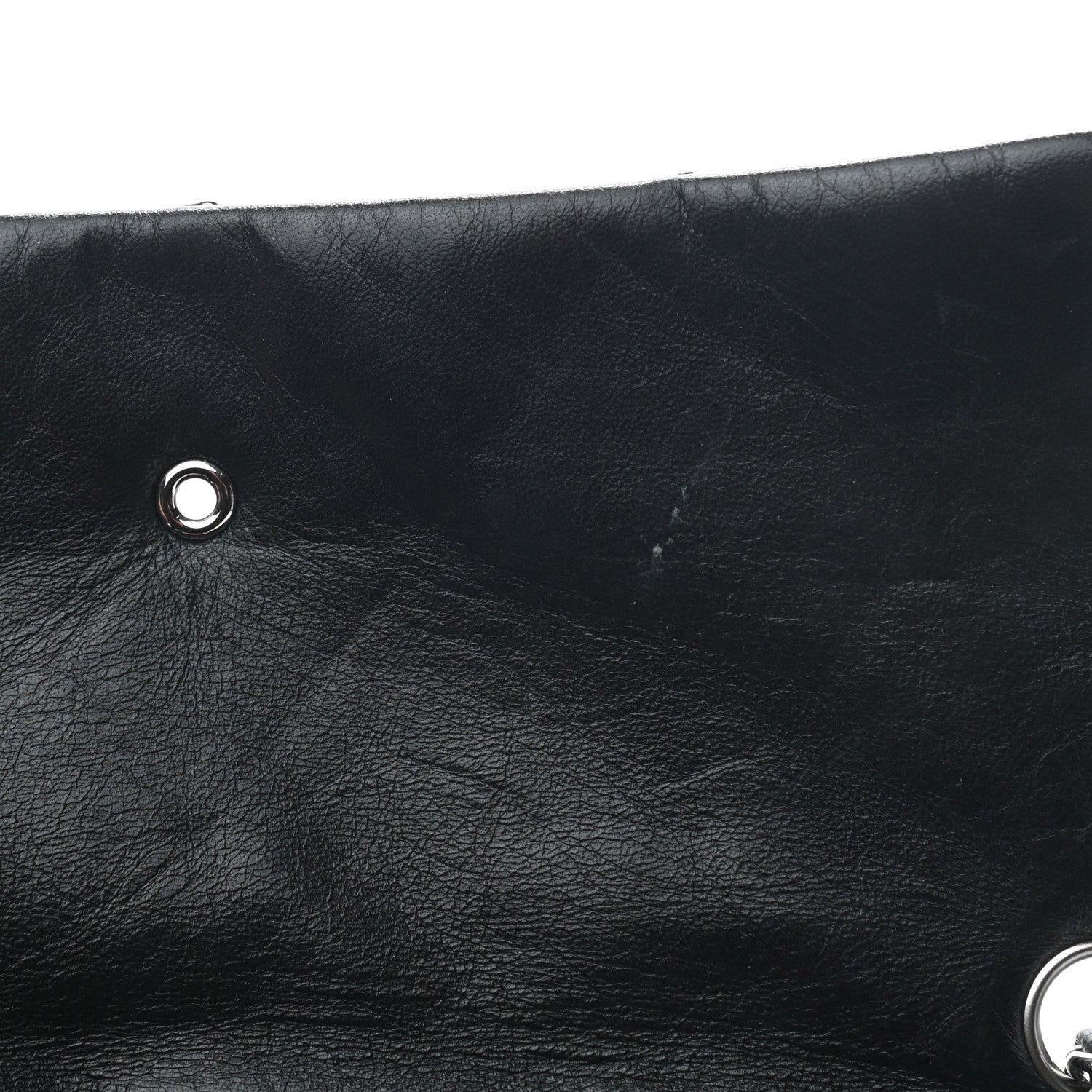 Chanel Lambskin Diamond Stitched CC Flap Shoulder Bag Black 26 of 26