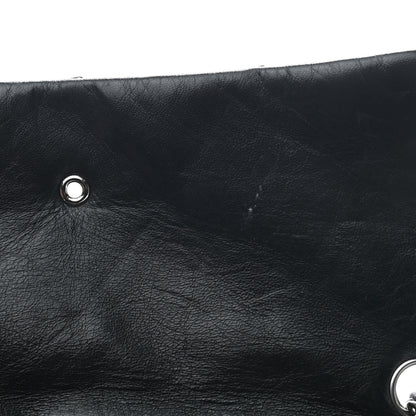 Chanel Lambskin Diamond Stitched CC Flap Shoulder Bag Black 26 of 26