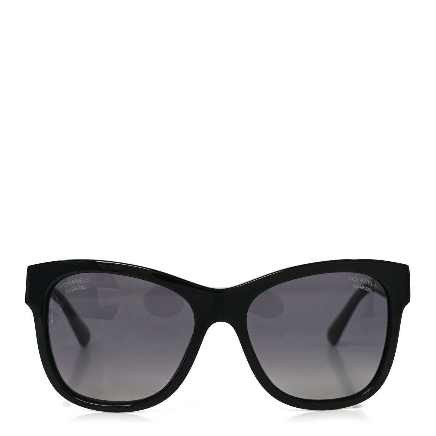 Acetate Polarized Square CC Sunglasses 5380  Black