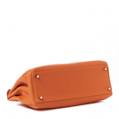 Hermes Togo Kelly Retourne 35 Orange 4 of 32