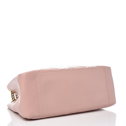 Gucci Calfskin Matelasse Medium GG Marmont Shoulder Tote Bag Perfect Pink 5 of 9