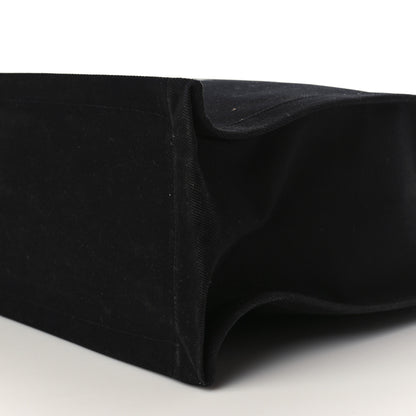 Saint Laurent Linen Calfskin Rive Gauche Tote Black 7 of 7