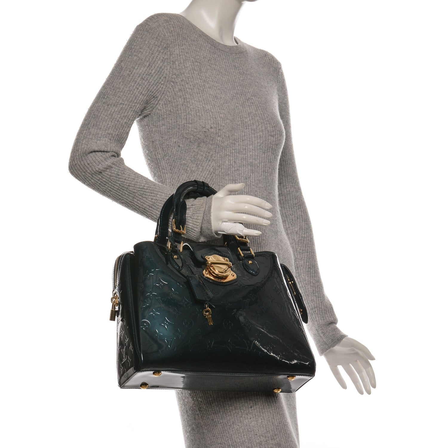 Louis Vuitton Vernis Melrose Avenue Blue Nuit 2 of 14