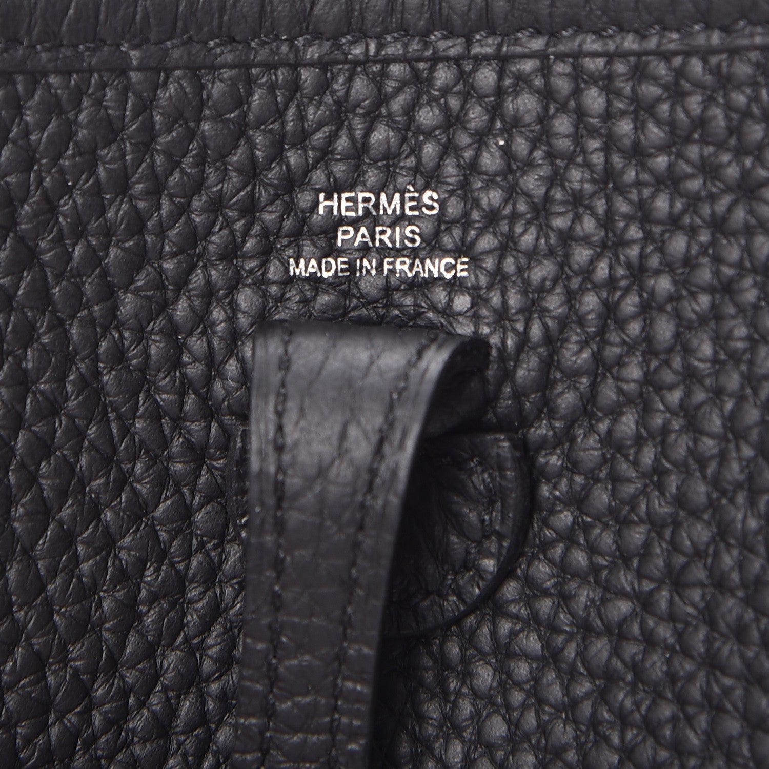 Hermes Taurillon Clemence Evelyne TPM Black 6 of 9