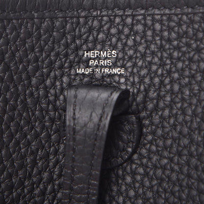 Hermes Taurillon Clemence Evelyne TPM Black 6 of 9