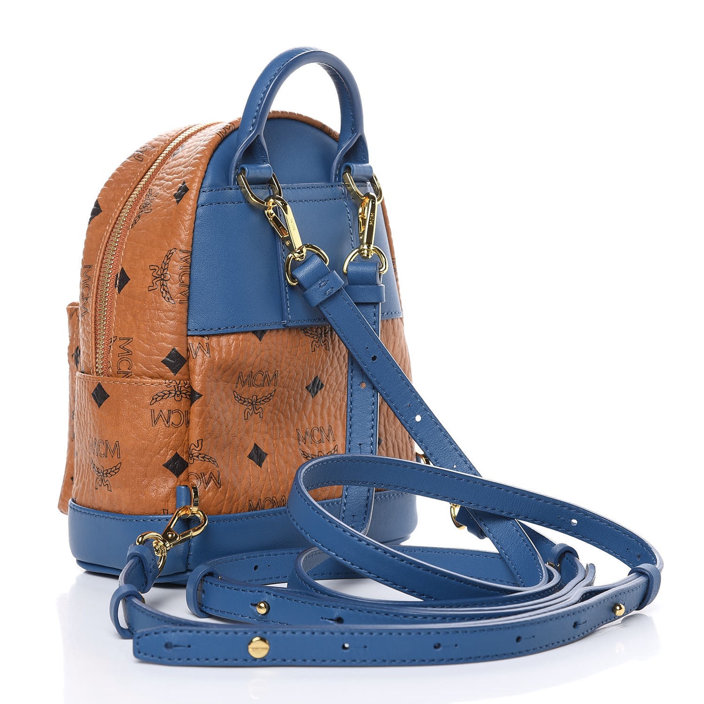 Visetos X-Mini Stark Backpack Cognac Blue