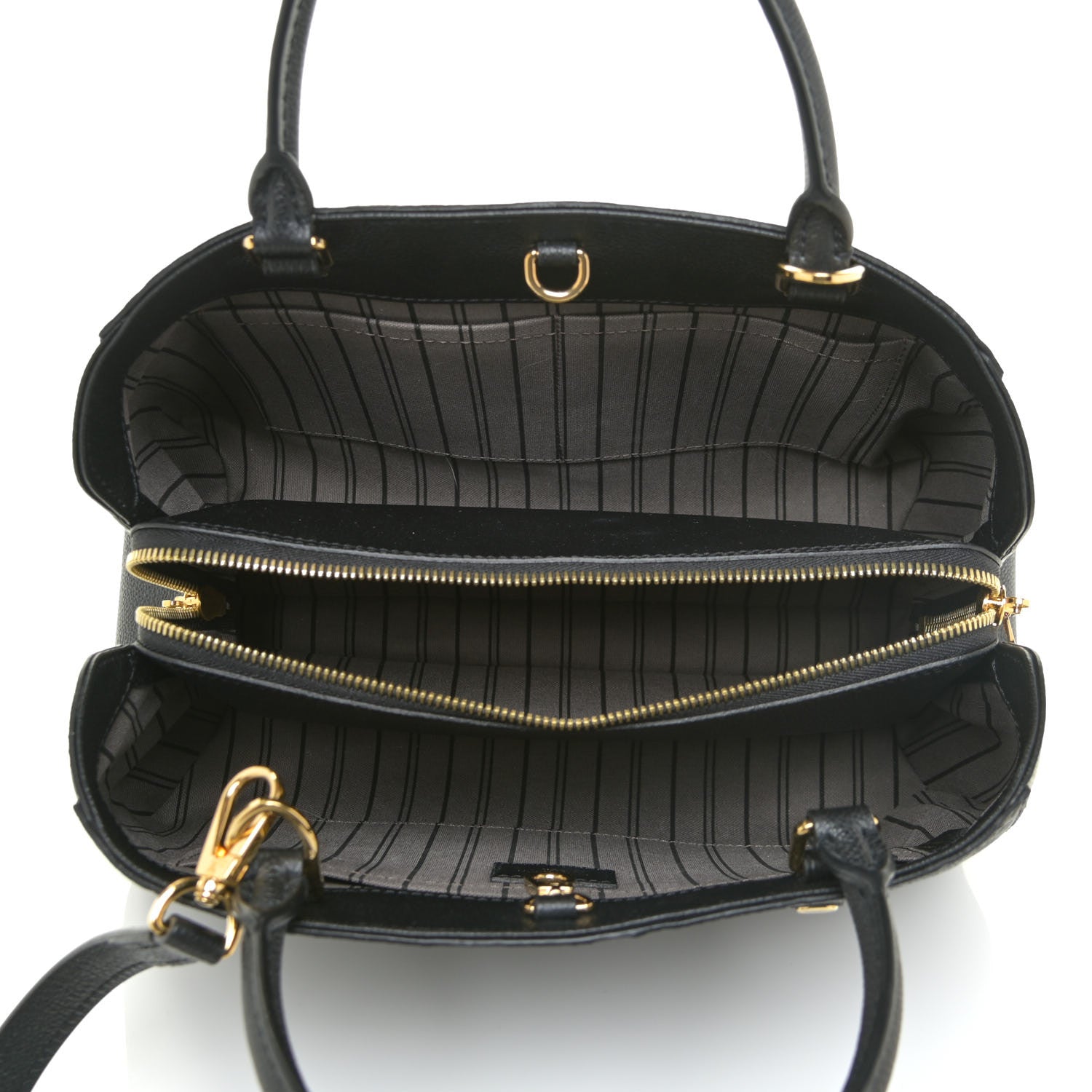 Louis Vuitton Empreinte Montaigne MM Black 5 of 10