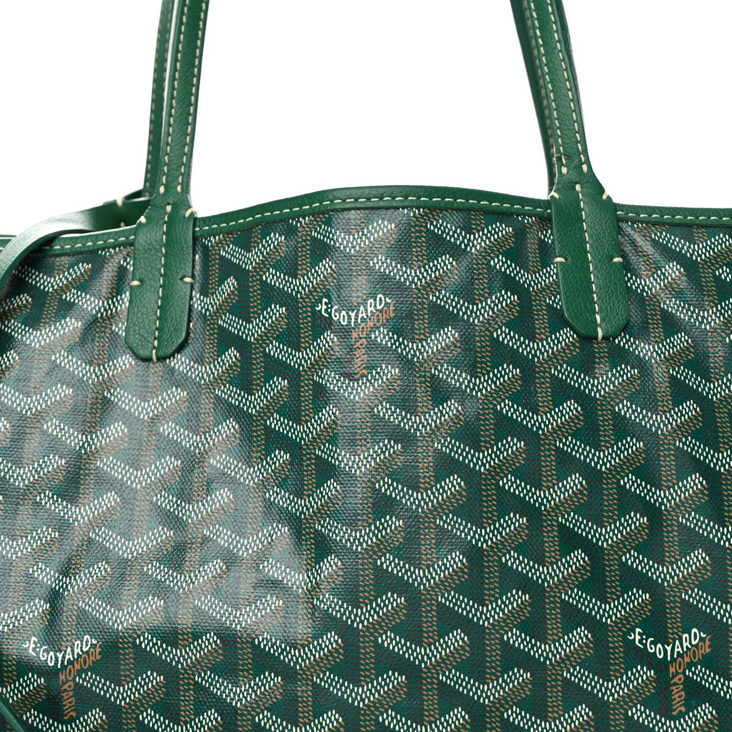 Goyard Goyardine Saint Louis PM Green 9 of 15