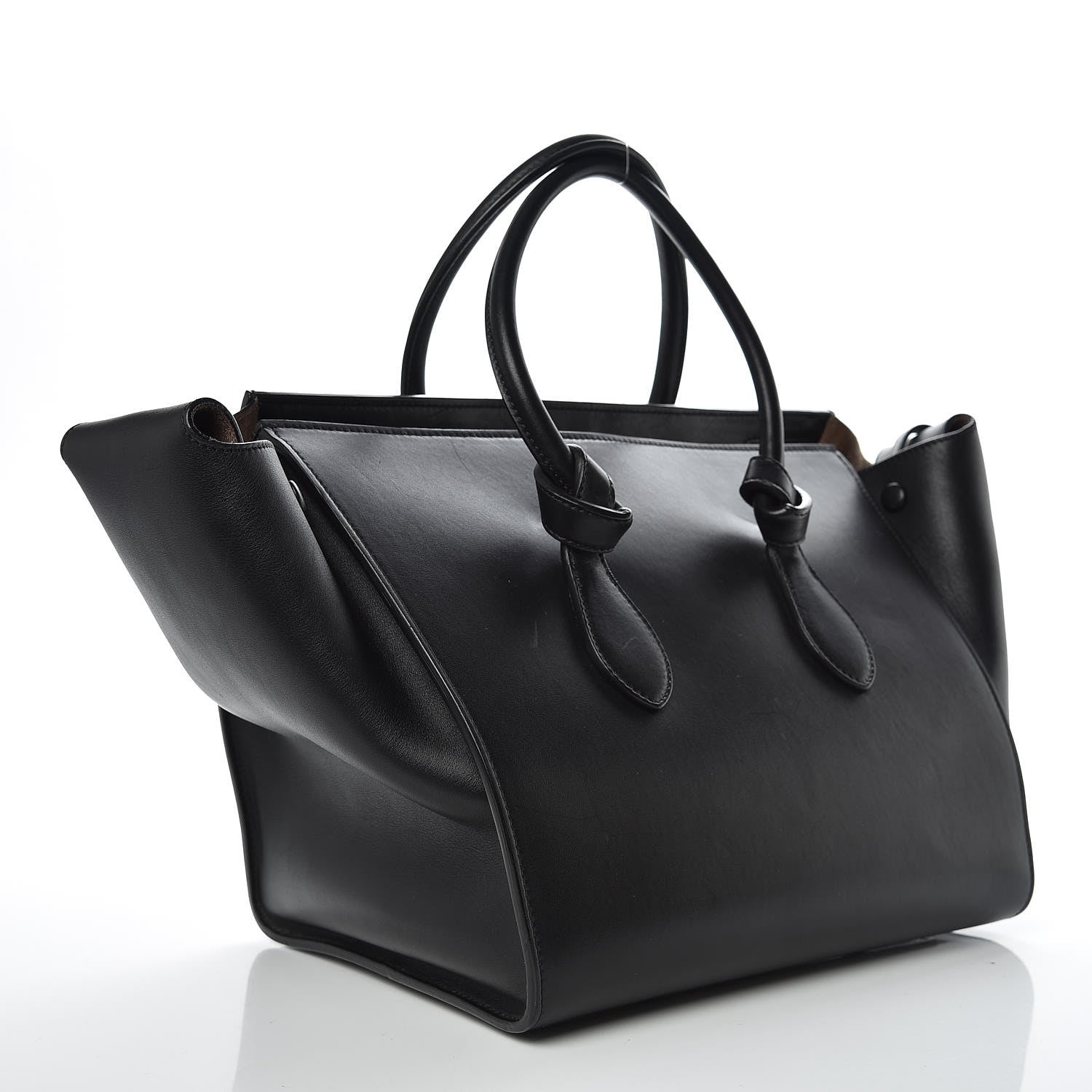 Celine Smooth Calfskin Small Tie Knot Tote Black 4 of 16