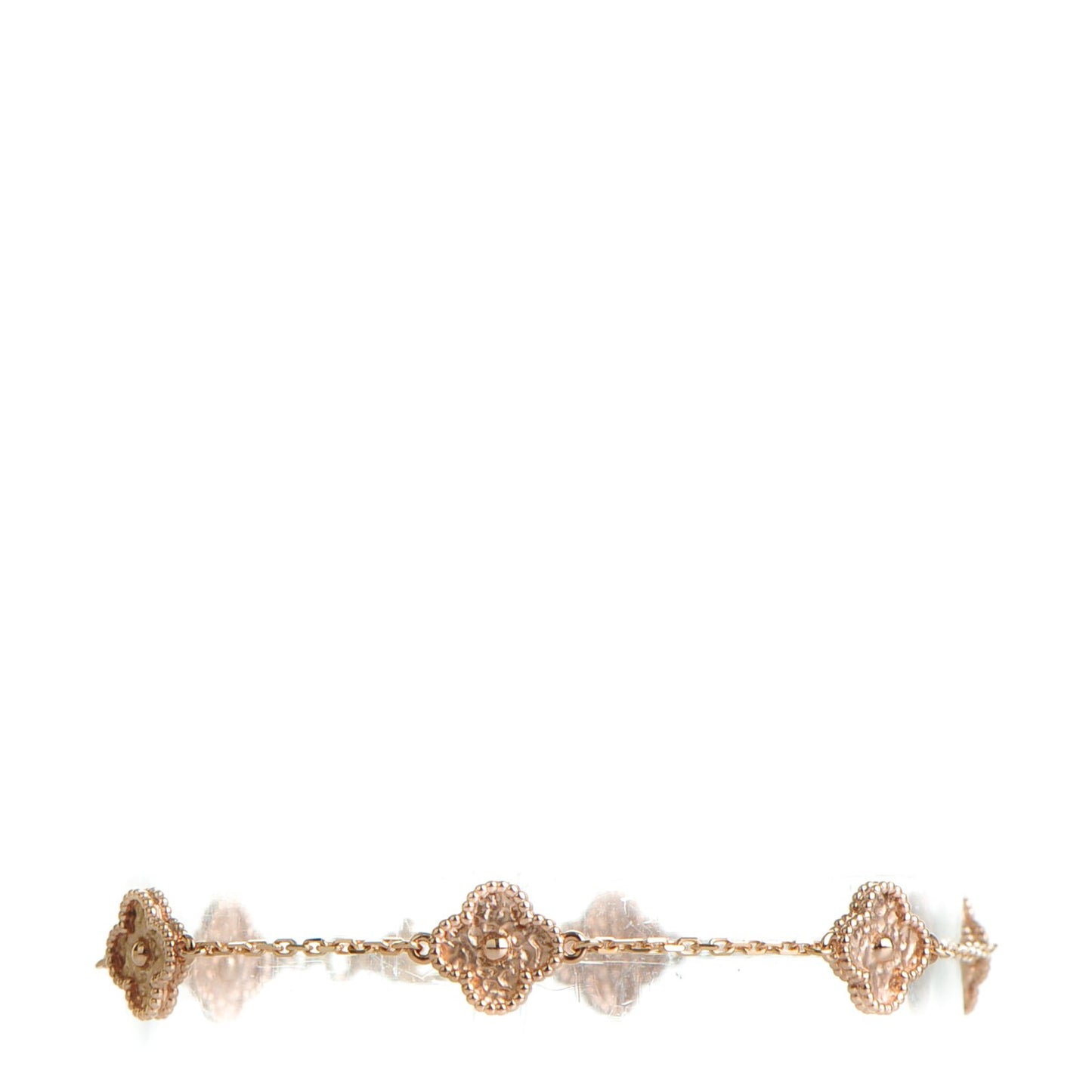 18K Rose Gold 6 Motifs Sweet Alhambra Bracelet