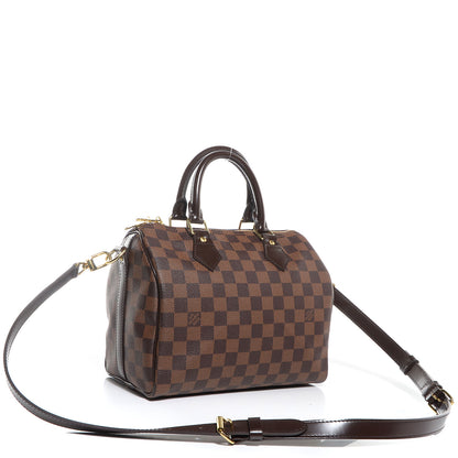 Louis Vuitton Damier Ebene Speedy Bandouliere 25 3 of 8