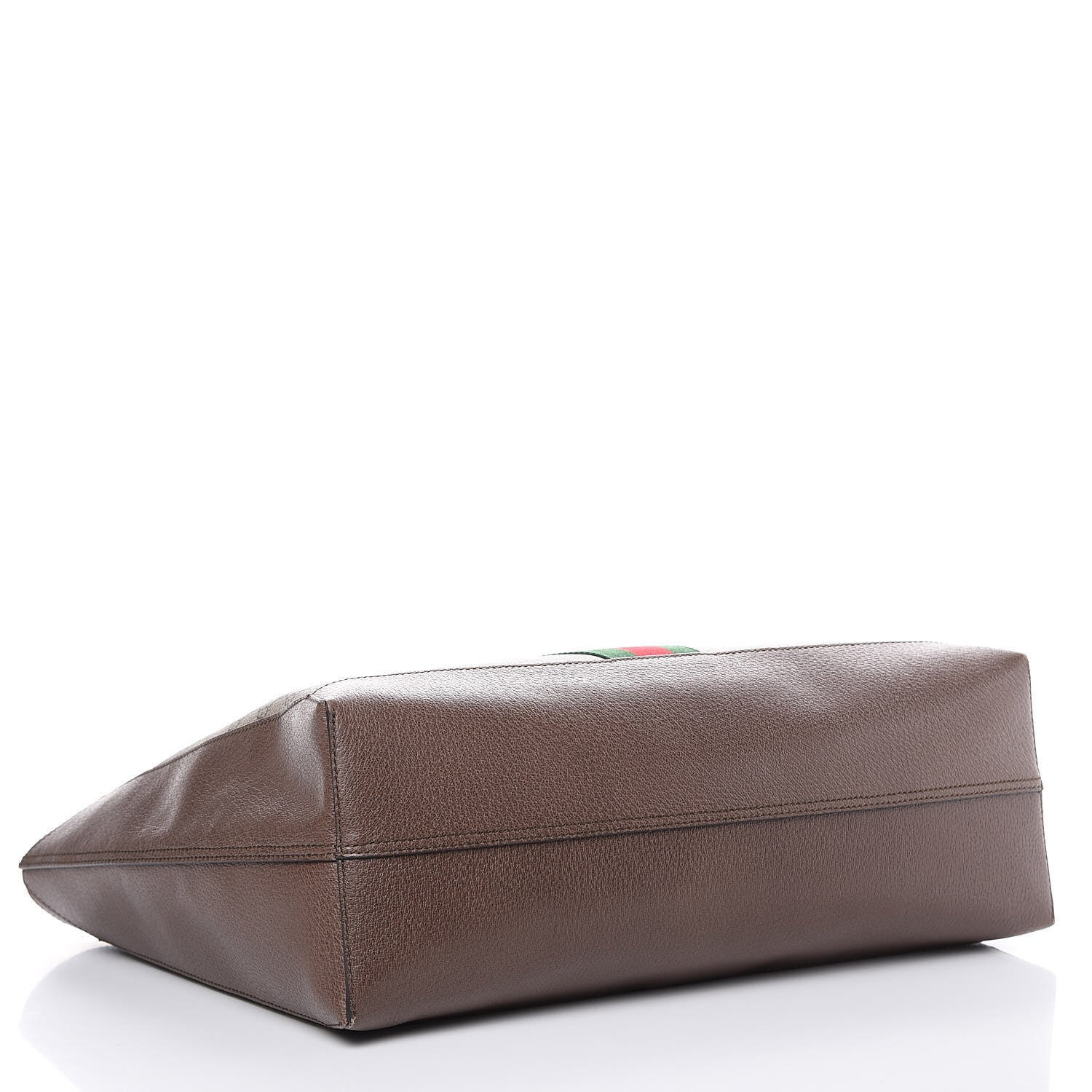 Gucci GG Supreme Monogram Web Ophidia Tote Brown 5 of 12