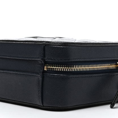 Chanel Caviar Quilted Small CC Filigree Vanity Case Navy Black 10 of 12