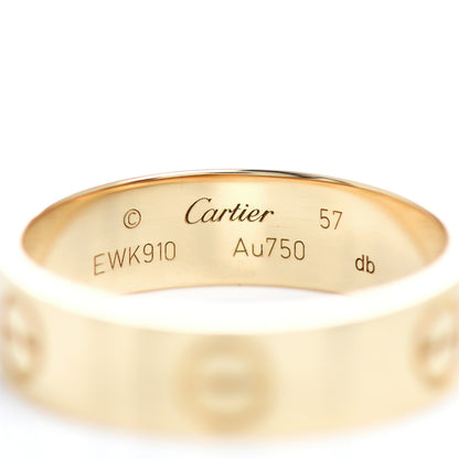 Cartier 18K Yellow Gold 5.5mm LOVE Ring 57 8 4 of 4