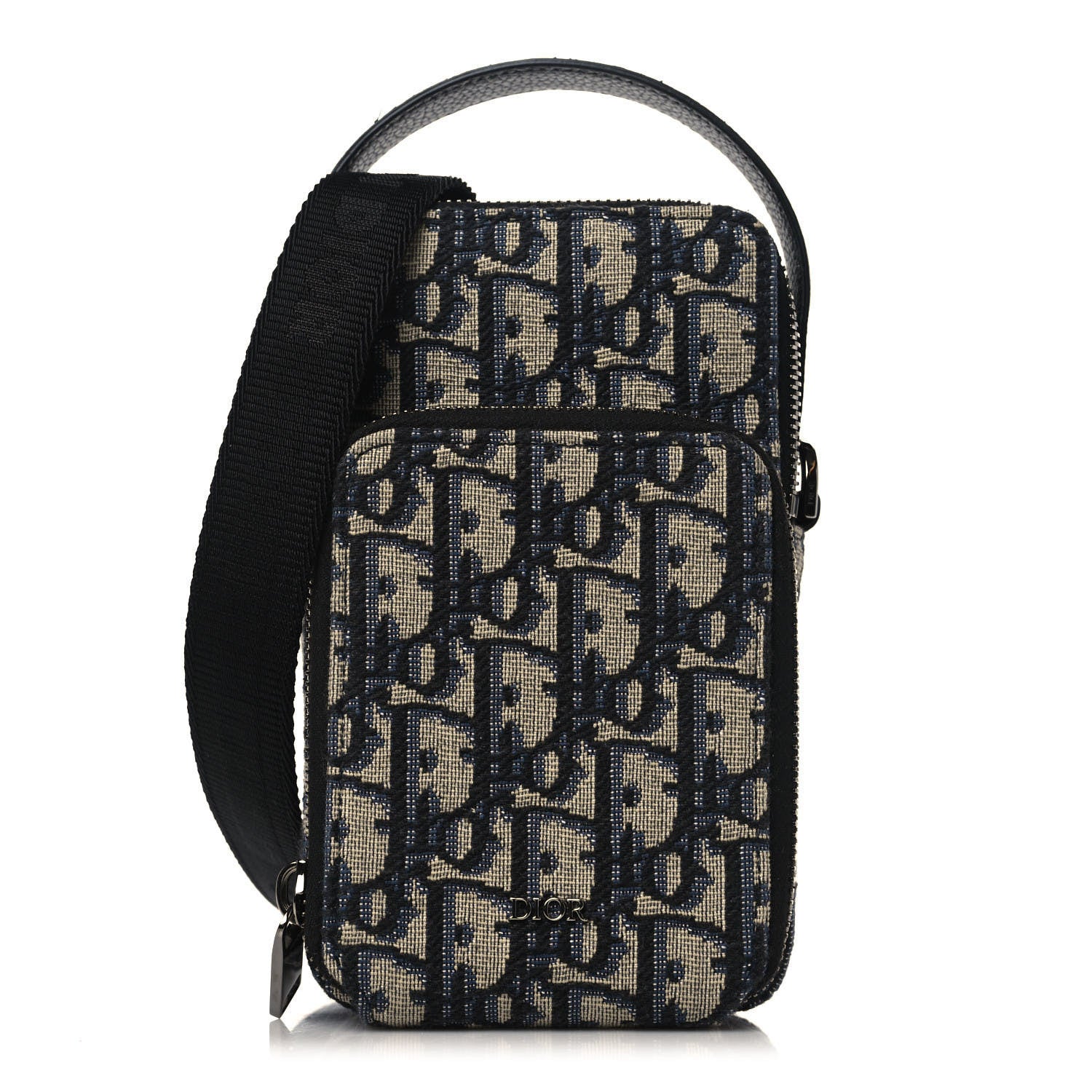 Christian Dior Oblique Micro Rider Pouch Blue 1 of 8