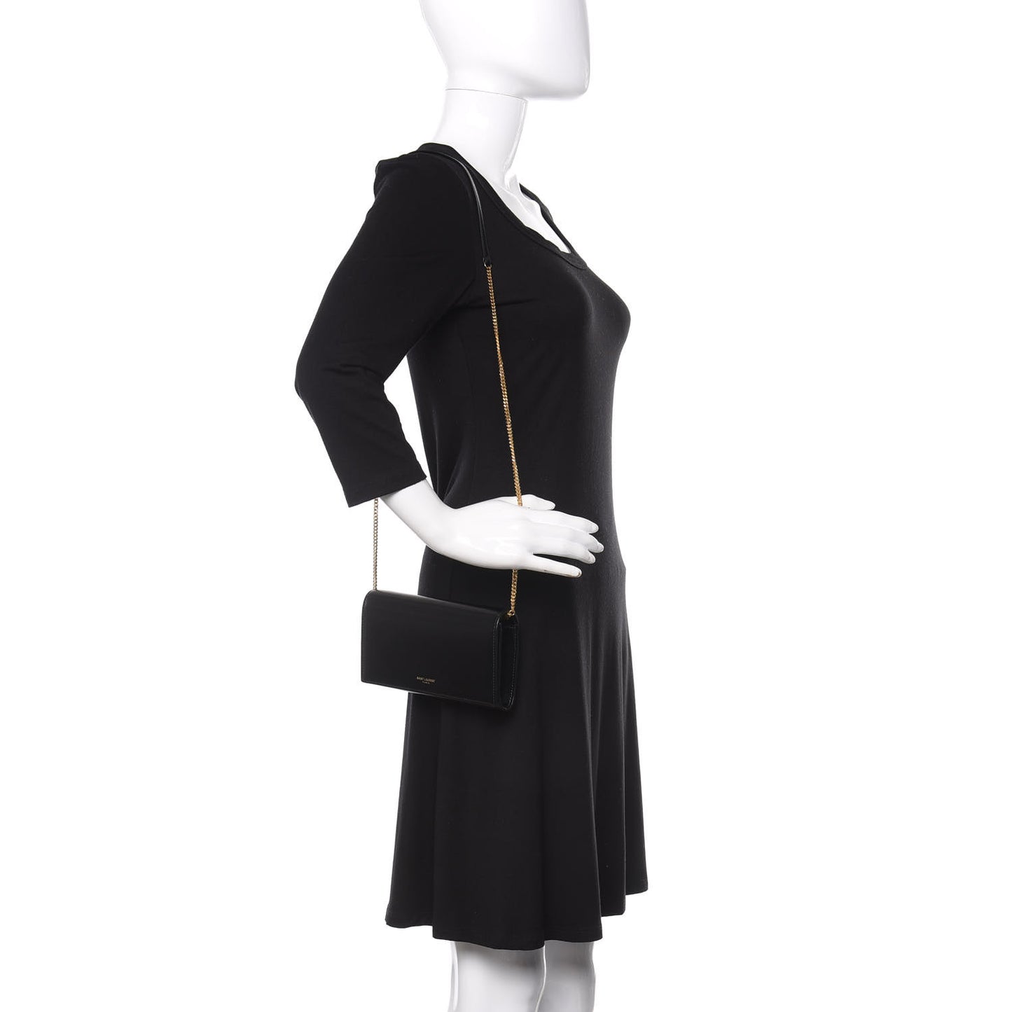 Smooth Calfskin Mini Paris Bag Black