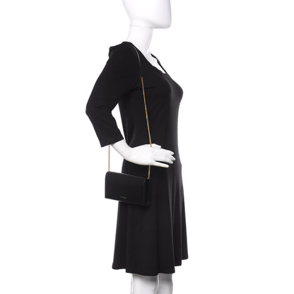 Saint Laurent Smooth Calfskin Mini Paris Bag Black 2 of 9