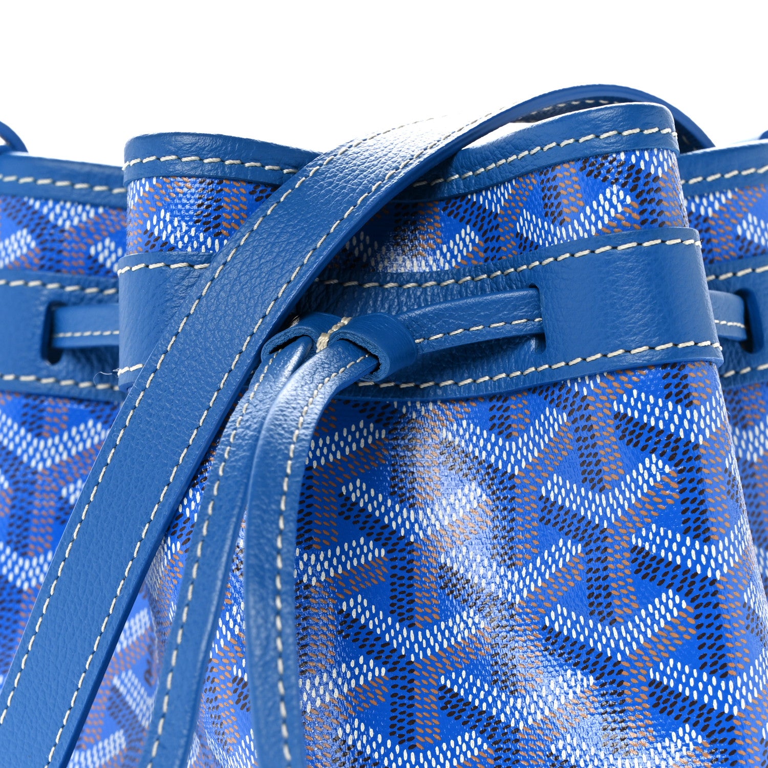 Goyard Goyardine Petit Flot Bucket Bag PM Sky Morning 7 of 9