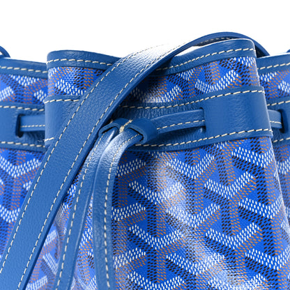 Goyard Goyardine Petit Flot Bucket Bag PM Sky Morning 7 of 9