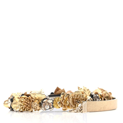 Chanel Metallic Lambskin CC Belt 85 34 Gold 2 of 6