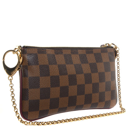 Louis Vuitton Damier Ebene Trunk Pochette Milla MM 3 of 8