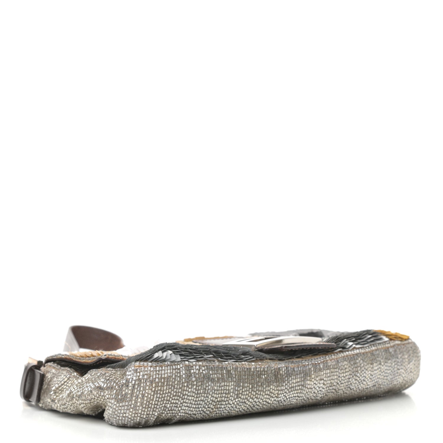 Fendi Sequin Paillettes Beaded Baguette Multicolor 4 of 10
