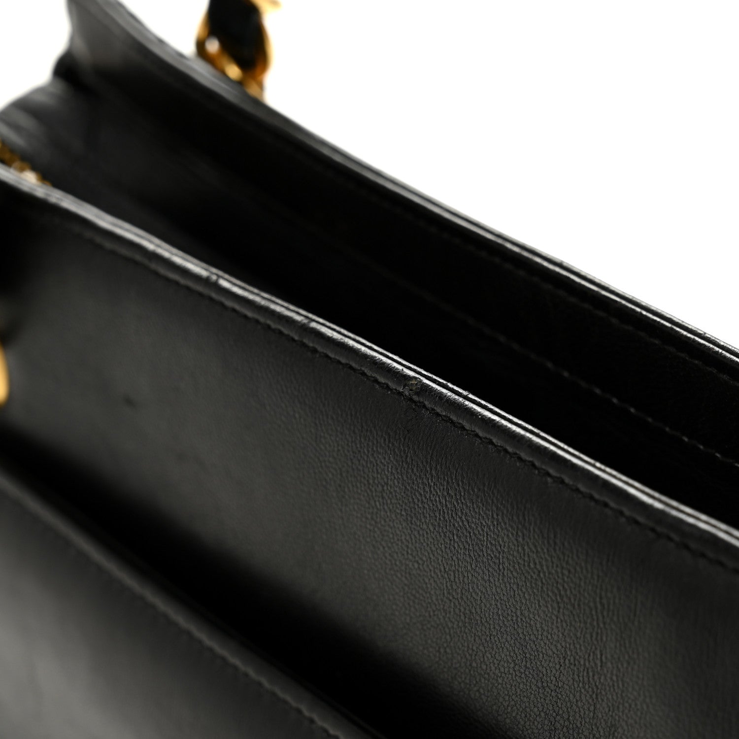 Chanel Lambskin Triple CC Shoulder Bag Black 9 of 11