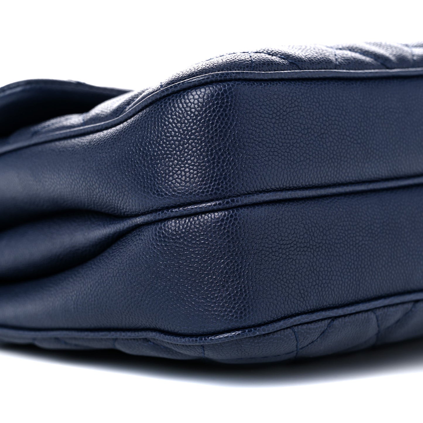 Caviar Quilted Medium Urban Companion Flap Navy
