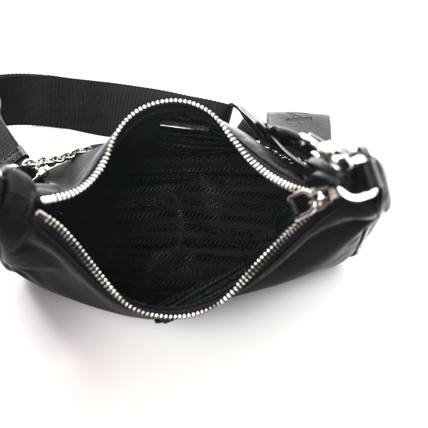 Prada Nylon Re-Edition 2005 Shoulder Bag Black 5 of 9