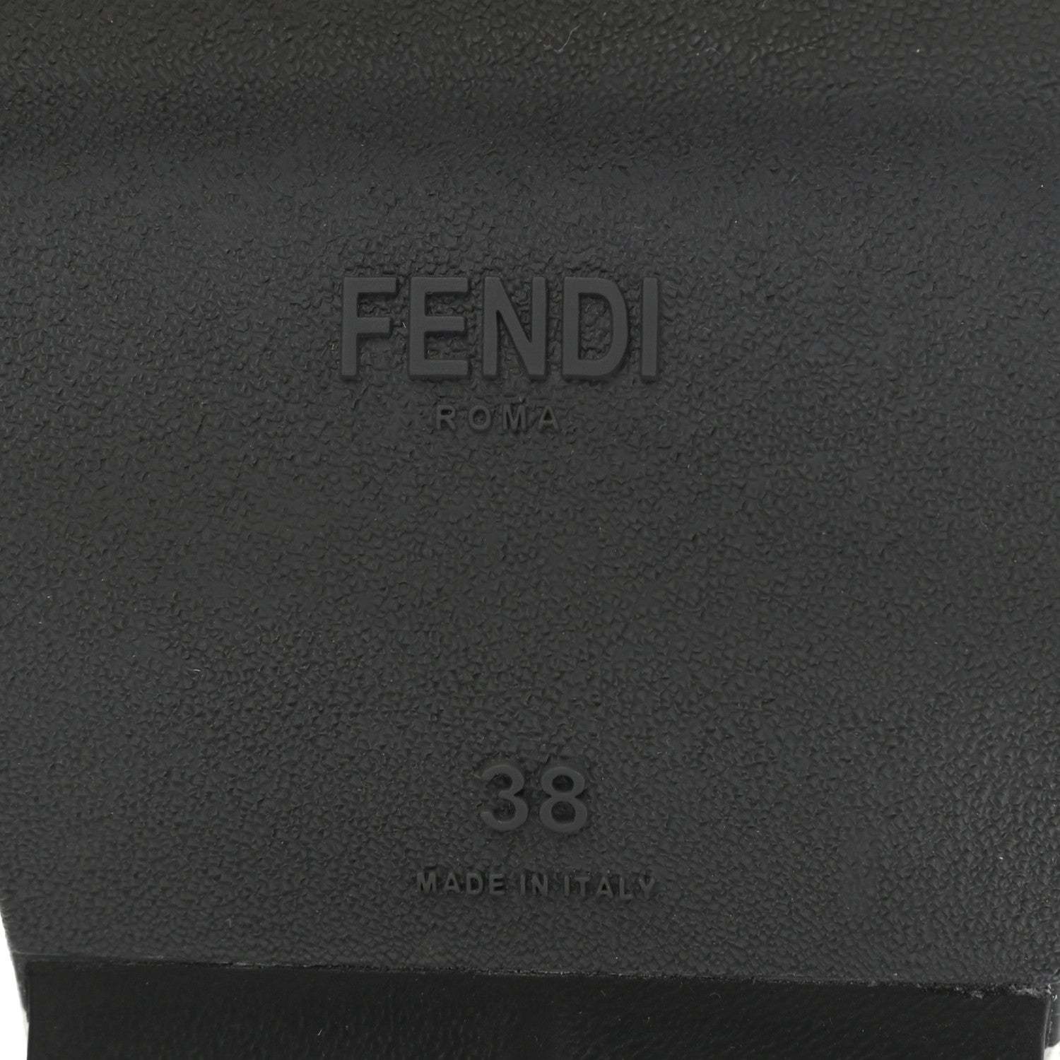 Fendi Stretch Yarn FF Stiff Band Rockoko Sneakers 38 Black White Tobacco 7 of 7