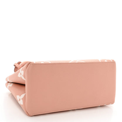 Louis Vuitton Empreinte Monogram Giant Petit Palais Rose Trianon Creme 4 of 9