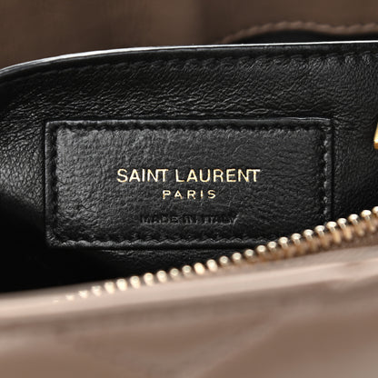 Saint Laurent Calfskin Y Quilted Monogram Small Loulou Chain Satchel Taupe 12 of 25