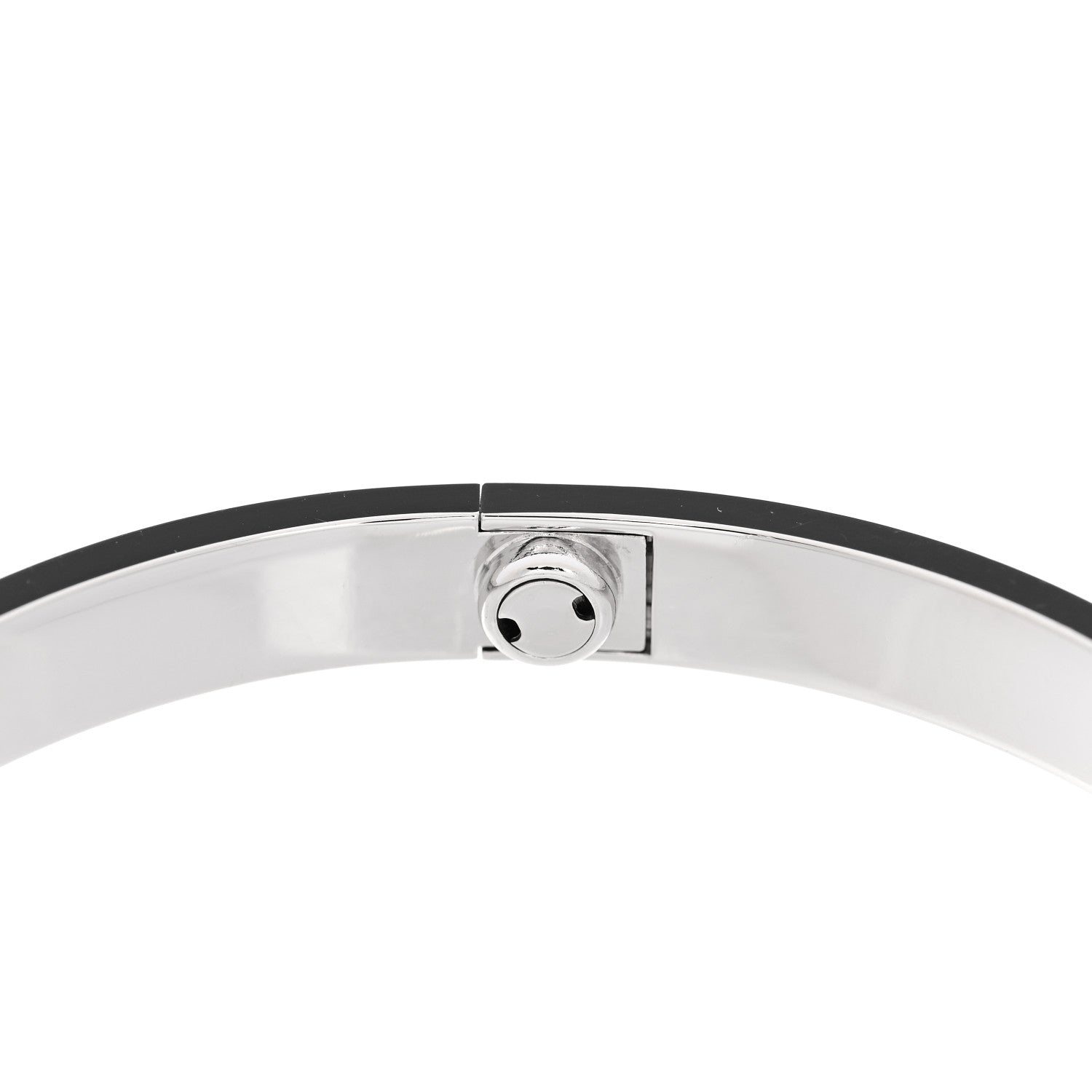 Cartier 18K White Gold 4 Diamond LOVE Bracelet 19 5 of 6