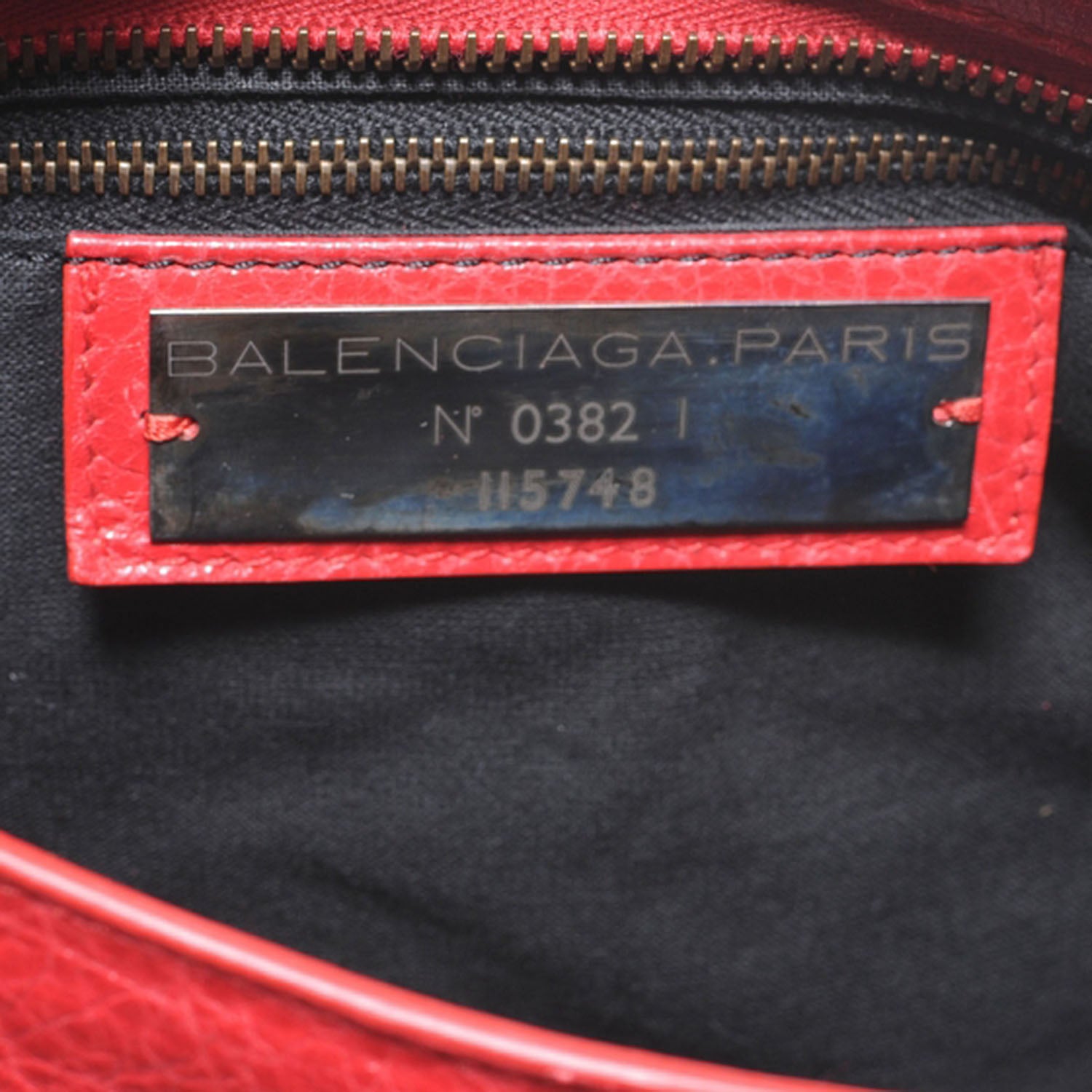 Balenciaga Agneau City Rouge Cardinal 6 of 8