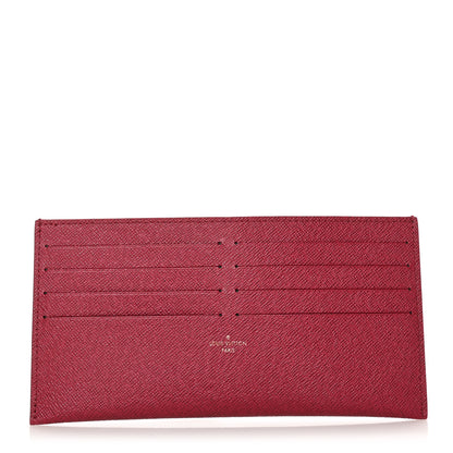 Louis Vuitton Calfskin Felicie Card Holder Insert Fuchsia 1 of 6