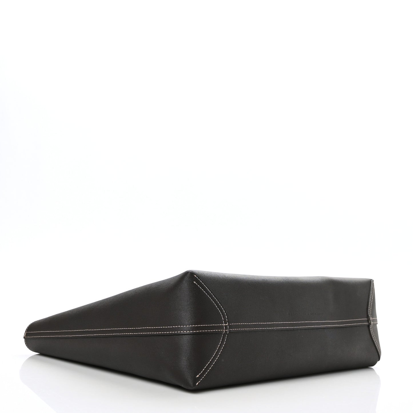 Calfskin GG Supreme Monogram Medium Reversible Tote Dark Brown