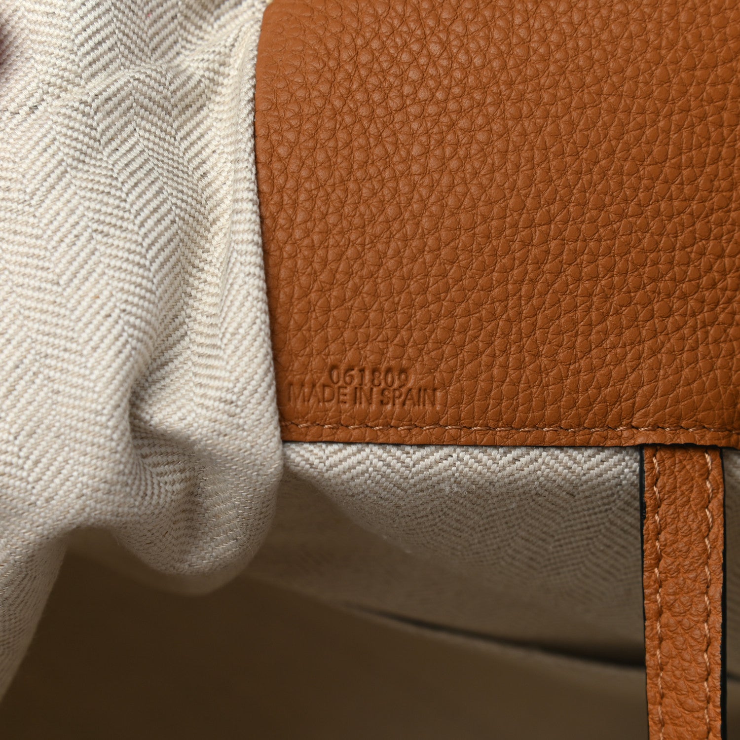 Loewe Calfskin Small Hammock Shoulder Bag Tan 7 of 10