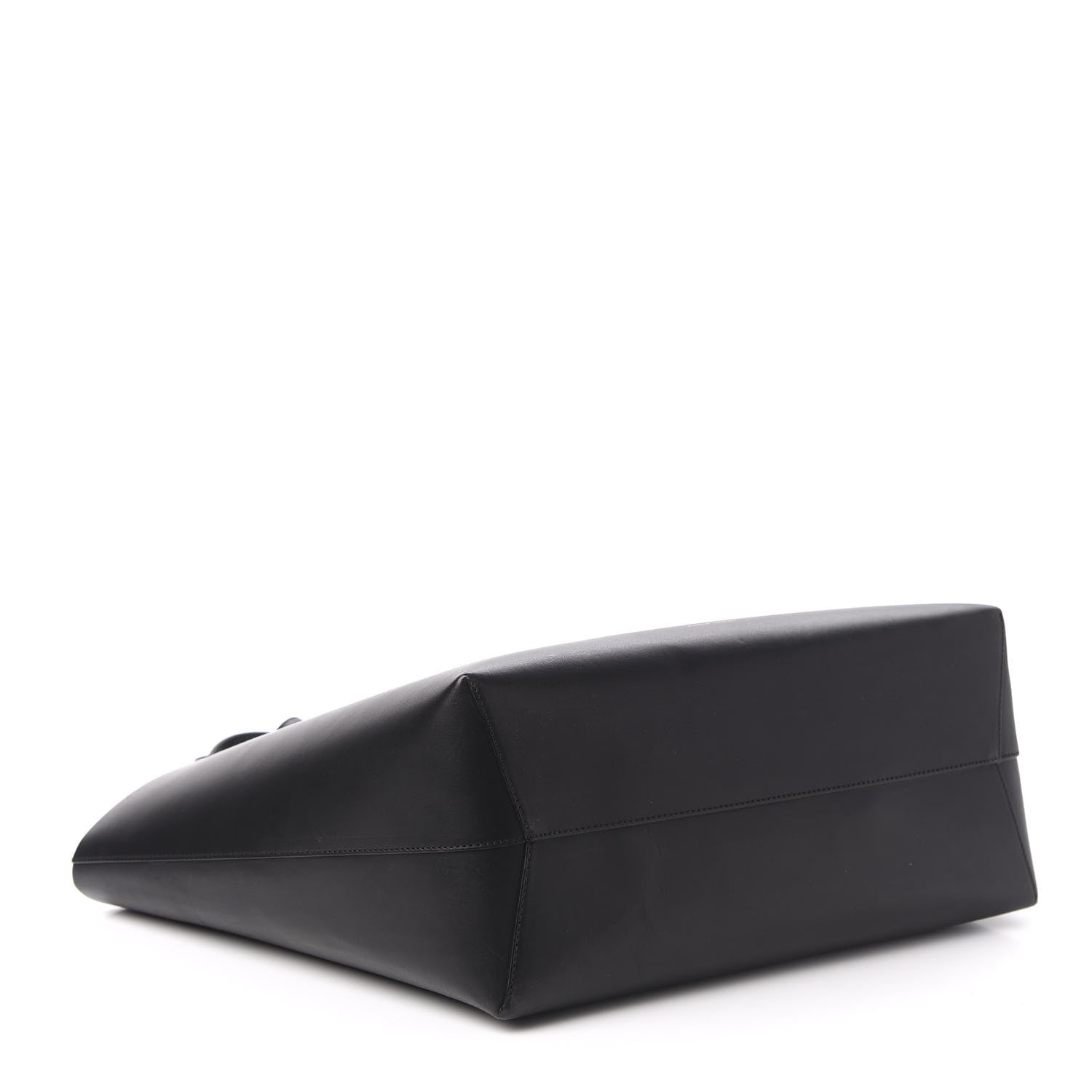Mansur Gavriel Calfskin Large Shopping Tote Black Flamma 4 of 11